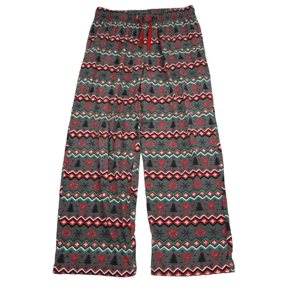 Wondershop Pants Womens L Multicolor Fair Isle Pocket Drawstring Knit Pajama